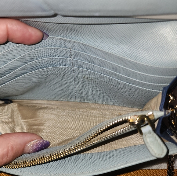 FLASH YARD SALE Prada Saffiano Navy Blue Limited Edition Crossbody - Picture 7 of 17